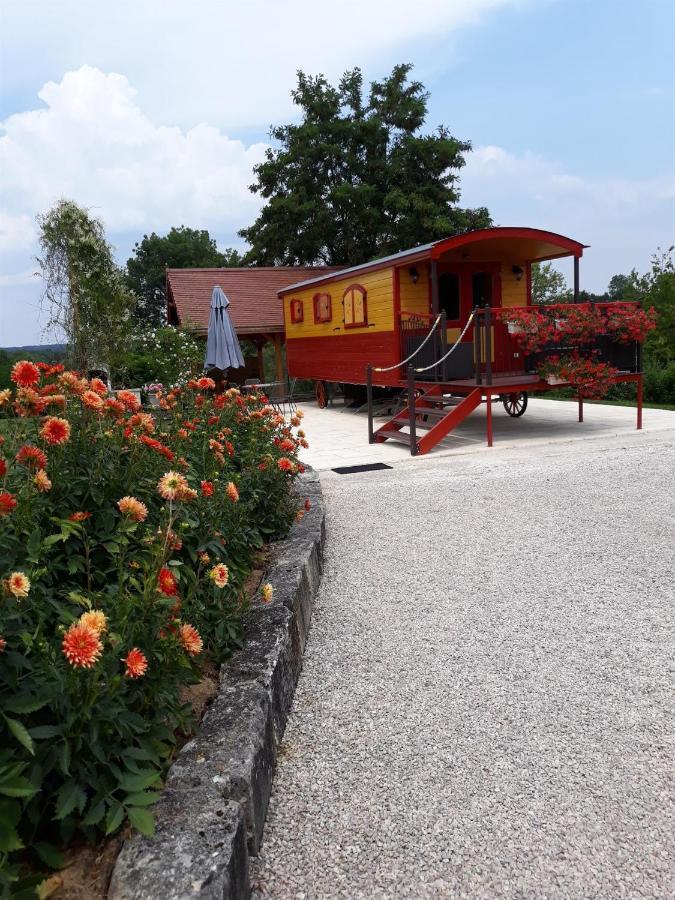 Villa La Roulotte de Bourgogne à Brianny Extérieur photo